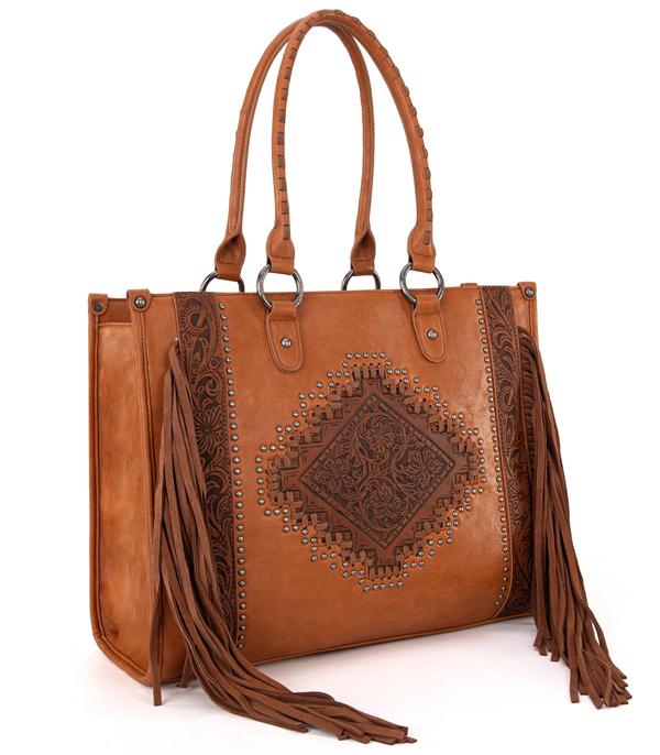 WHAT'S NEW :: Wholesale Montana West Tooled Concealed Carry Tote