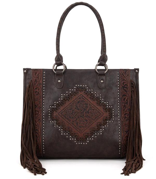 WHAT'S NEW :: Wholesale Montana West Tooled Concealed Carry Tote