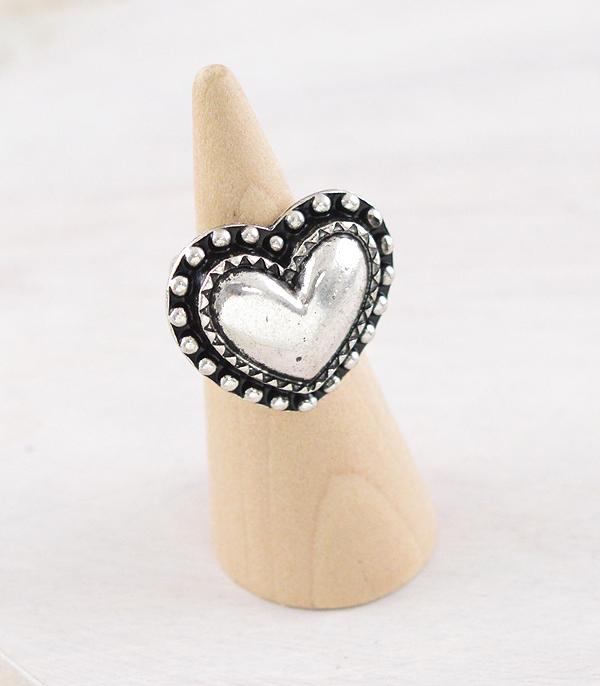 New Arrival :: Wholesale Western Heart Concho Ring