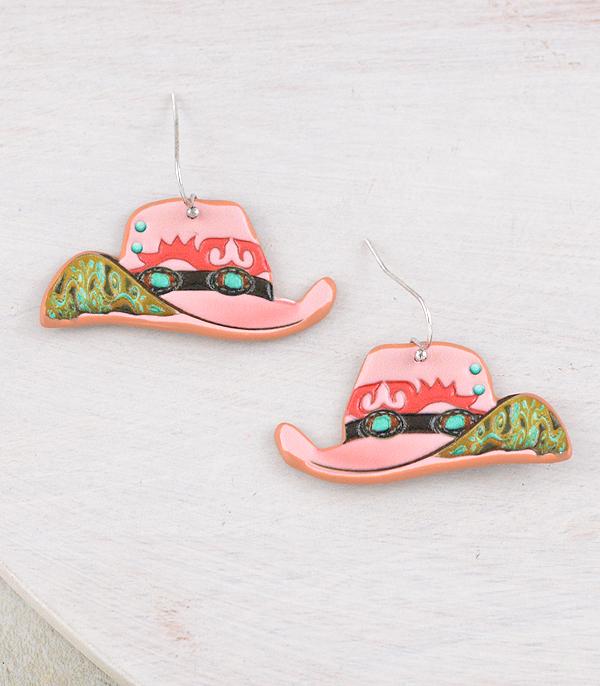 New Arrival :: Wholesale Western Cowboy Hat Earrings