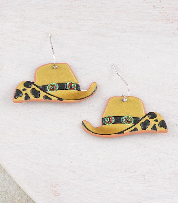 New Arrival :: Wholesale Western Cowboy Hat Earrings