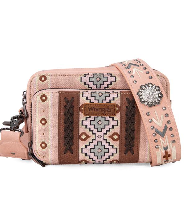 MONTANAWEST BAGS :: CROSSBODY BAGS :: Wholesale Wrangler Aztec Crossbody Bag