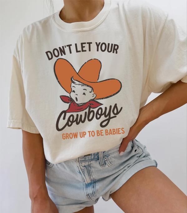 GRAPHIC TEES :: GRAPHIC TEES :: Wholesale Cowboy Baby Western Comfort Color Tshirt