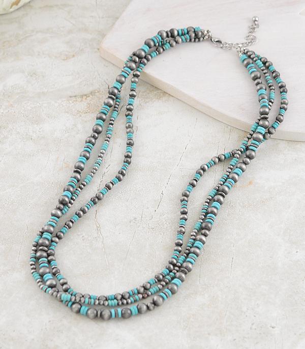 NECKLACES :: WESTERN TREND :: Wholesale Western Navajo Pearl Bead Necklace