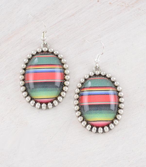 WHAT'S NEW :: Wholesale Western Serape Concho Earrings