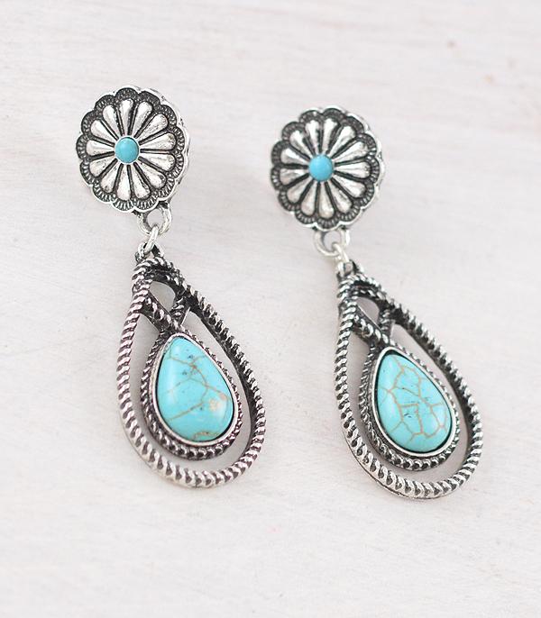 WHAT'S NEW :: Wholesale Western Teardrop Rope Earrings