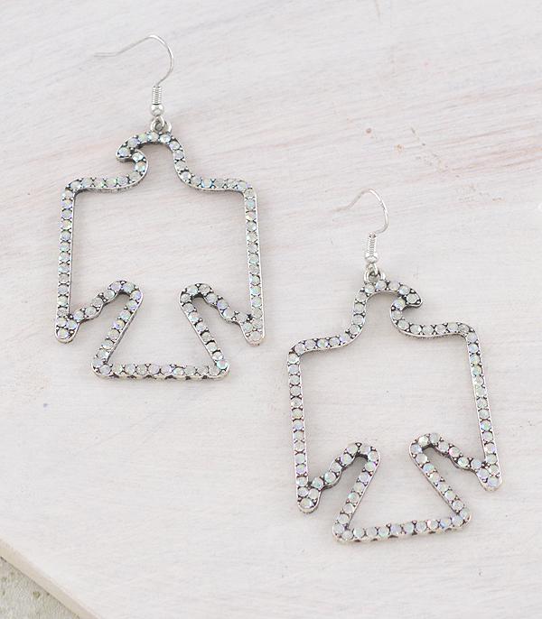 New Arrival :: Wholesale Rhinestone Thunderbird Earrings