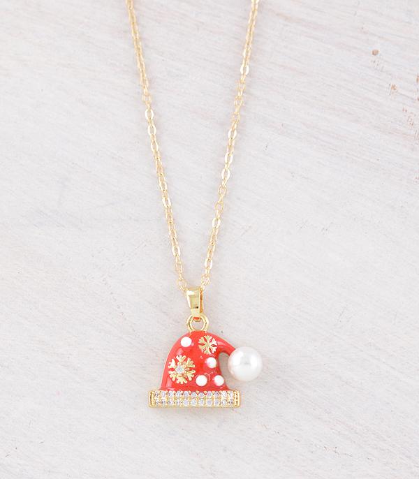 New Arrival :: Wholesale Christmas Hat Necklace