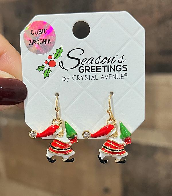 <font color=GREEN>HOLIDAYS</font> :: JEWELRY I BAGS :: Wholesale Christmas Santa Earrings