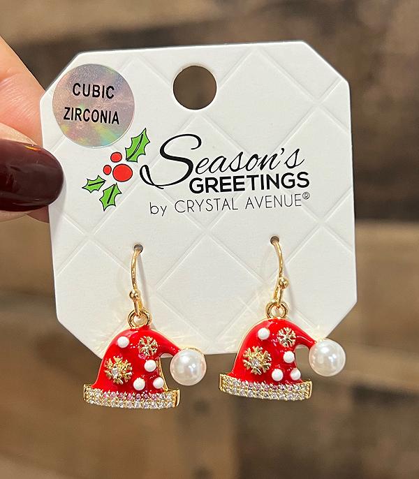 New Arrival :: Wholesale Christmas Hat Earrings