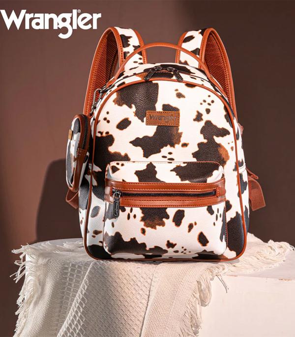 WHAT'S NEW :: Wholesale Wrangler Cow Print Backpack