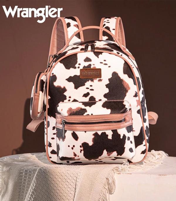 WHAT'S NEW :: Wholesale Wrangler Cow Print Backpack