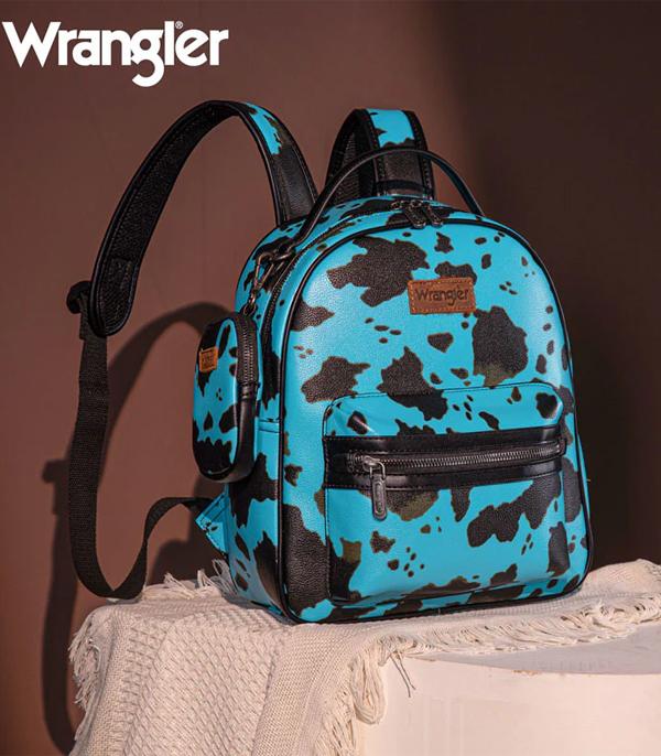 New Arrival :: Wholesale Wrangler Cow Print Backpack