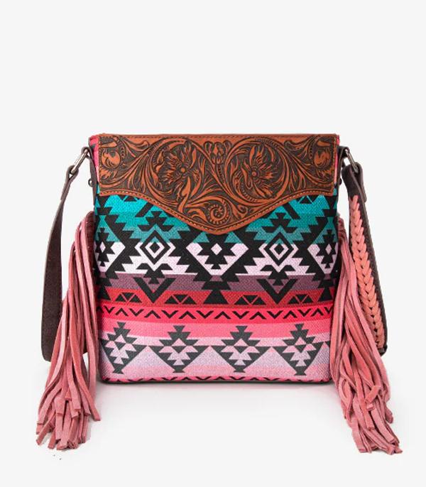 MONTANAWEST BAGS :: CROSSBODY BAGS :: Wholesale Montana West Aztec Crossbody Bag