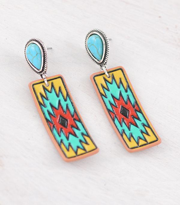 New Arrival :: Wholesale Western Aztec Earrings