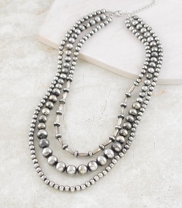 WHAT'S NEW :: Wholesale Western Layered Navajo Pearl Necklace