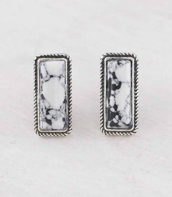 WHAT'S NEW :: Wholesale Western Semi Stone Bar Earrings