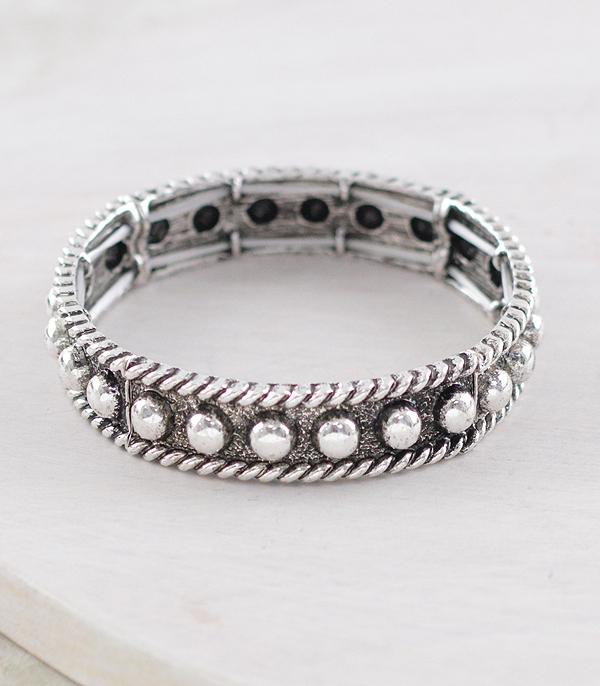 BRACELETS :: STRETCH :: Wholesale Western Bubble Stackable Bracelet