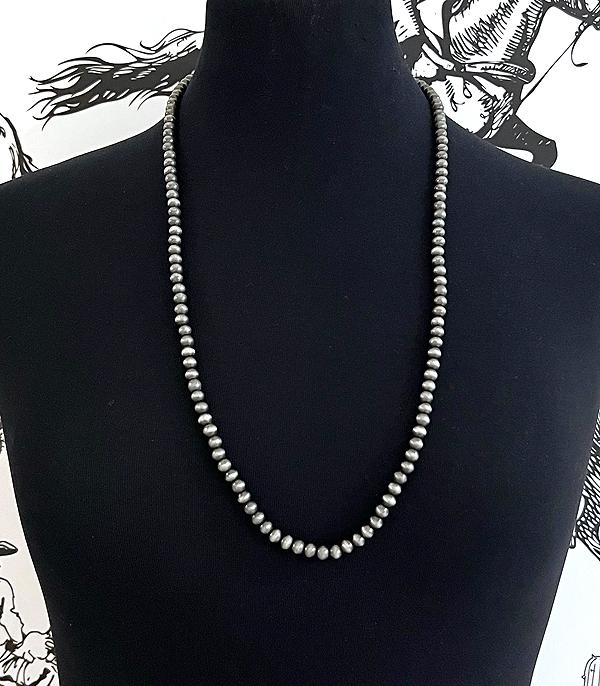 New Arrival :: Wholesale Western Navajo Pearl Bead Necklace