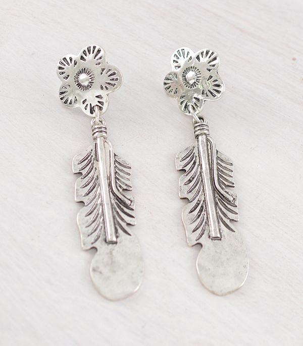 New Arrival :: Wholesale Western Feather Earrings