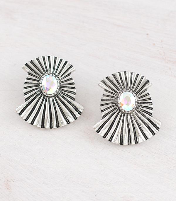 WHAT'S NEW :: Wholesale Western Glass Stone Statement Earrings