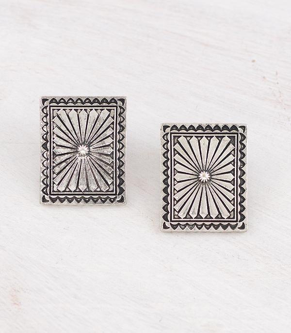 New Arrival :: Wholesale Western Concho Earrings