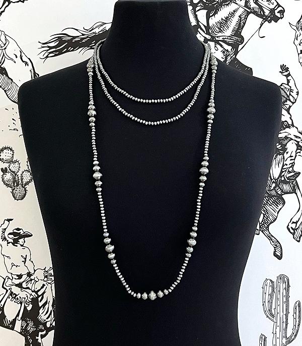 WHAT'S NEW :: Wholesale Navajo Pearl Bead Layered Necklace