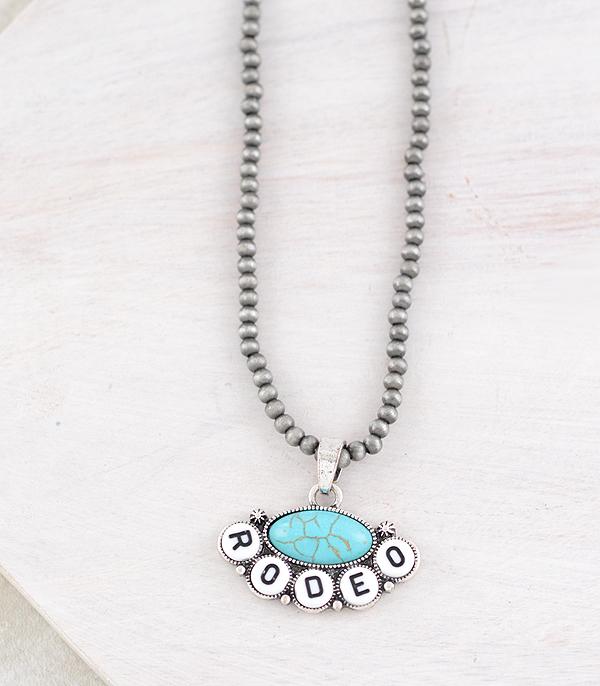 New Arrival :: Wholesale Western Rodeo Turquoise Necklace