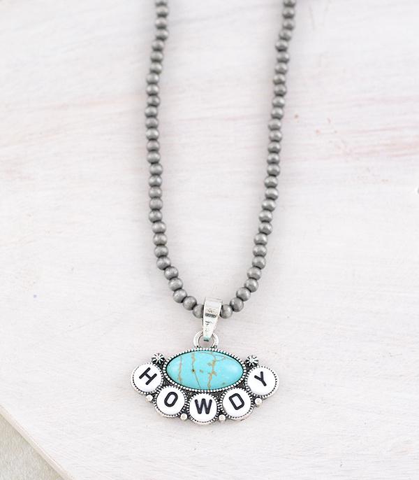 WHAT'S NEW :: Wholesale Western Howdy Turquoise Necklace