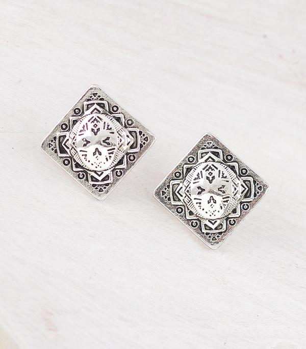 New Arrival :: Wholesale Western Aztec Post Earrings