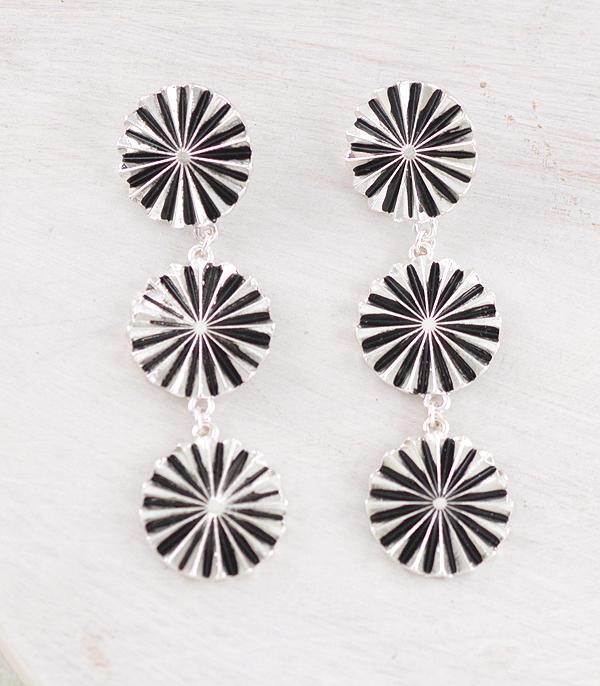 WHAT'S NEW :: Wholesale Western Concho Drop Earrings