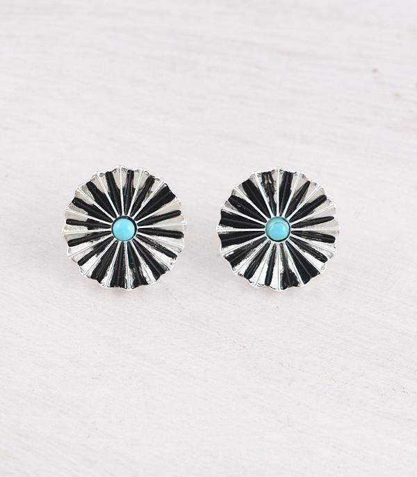 New Arrival :: Wholesale Western Concho Earrings