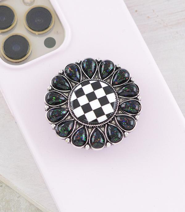 PHONE ACCESSORIES :: Wholesale Checkered Phone Grip