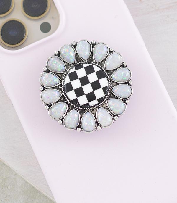 PHONE ACCESSORIES :: Wholesale Checkered Phone Grip