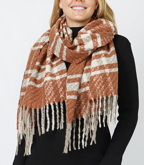 WHAT'S NEW :: Wholesale Plaid Oblong Scarf