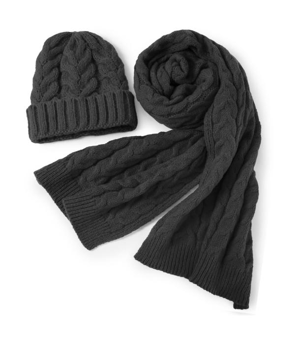 New Arrival :: Wholesale 2PC Set Knit Beanie Scarf Set