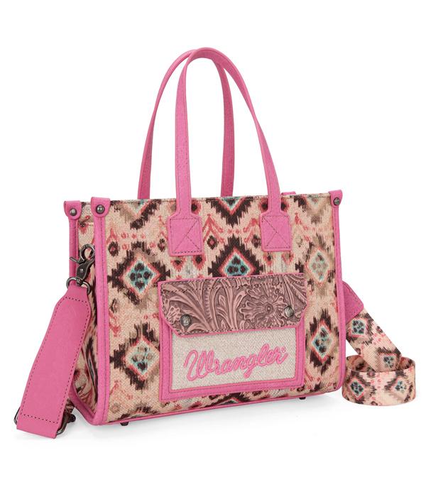 MONTANAWEST BAGS :: WESTERN PURSES :: Wholesale Wrangler Southwestern Pattern Tote Bag