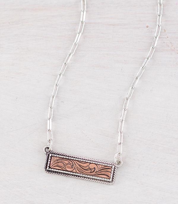 WHAT'S NEW :: Wholesale Western Tooling Bar Necklace