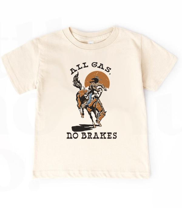 GRAPHIC TEES :: KIDS :: Wholesale Western All Gas No Brakes Toddler Tshirt