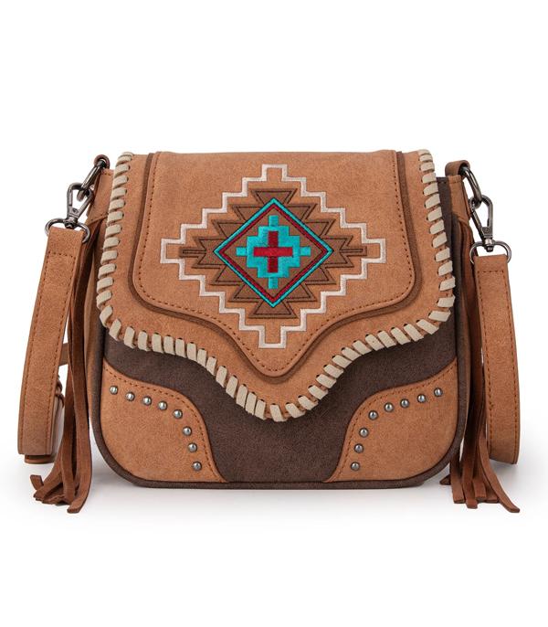 MONTANAWEST BAGS :: CROSSBODY BAGS :: Wholesale Montana West Aztec Crossbody Bag