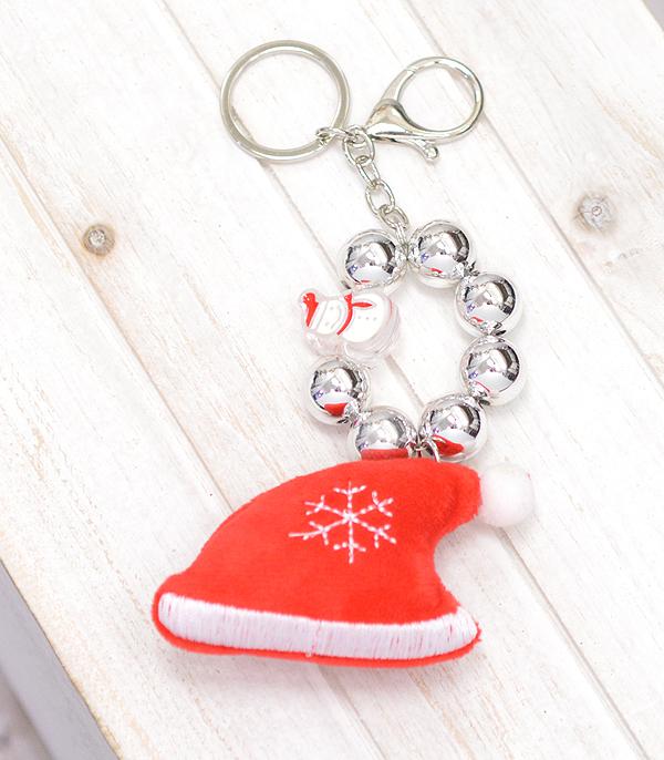 <font color=GREEN>HOLIDAYS</font> :: JEWELRY I BAGS :: Wholesale Christmas Santa Hat Keychain