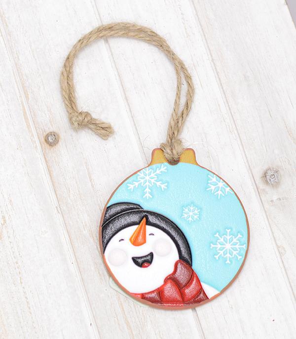 <font color=GREEN>HOLIDAYS</font> :: JEWELRY I BAGS :: Wholesale Christmas Snowman Ornament