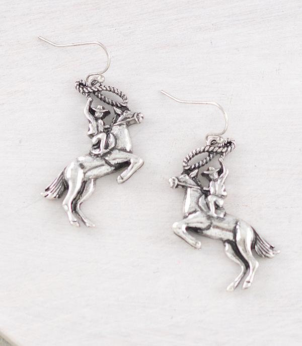 WHAT'S NEW :: Wholesale Western Cowboy Horse Earrings