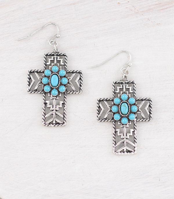 WHAT'S NEW :: Wholesale Western Aztec Cross Earrings