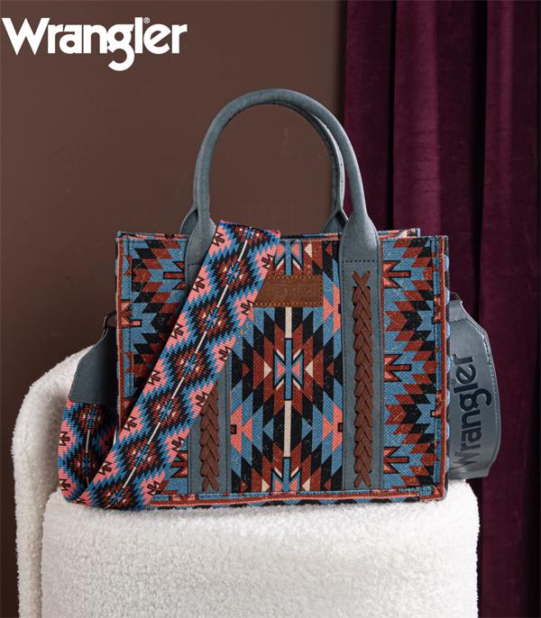 MONTANAWEST BAGS :: WESTERN PURSES :: Wholesale Wrangler Southwestern Tote Crossbody Bag