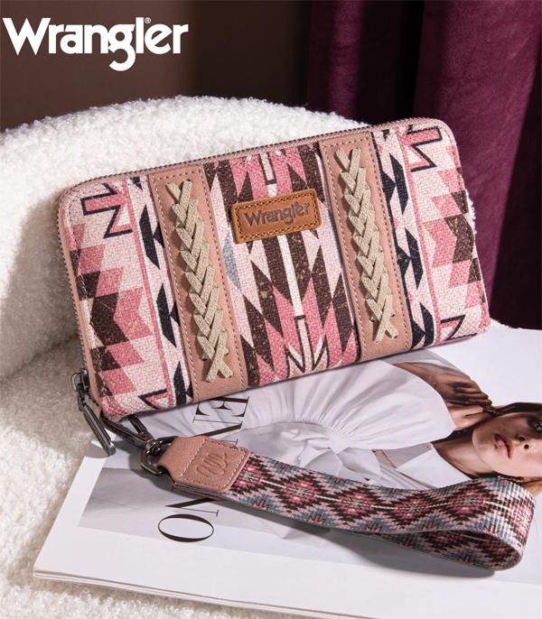 MONTANAWEST BAGS :: MENS WALLETS I SMALL ACCESSORIES :: Wholesale Wrangler Southwestern Print Wallet