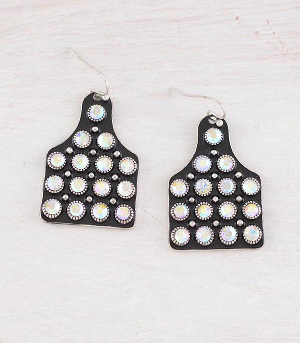 New Arrival :: Wholesale Western Cattle Tag Earrings