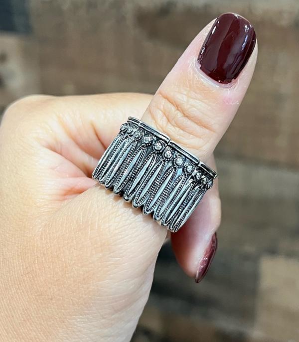 RINGS :: Wholesale Western Headdress Stretch Ring