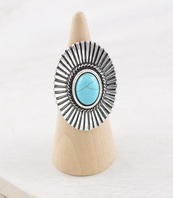 WHAT'S NEW :: Wholesale Western Turquoise Concho Ring