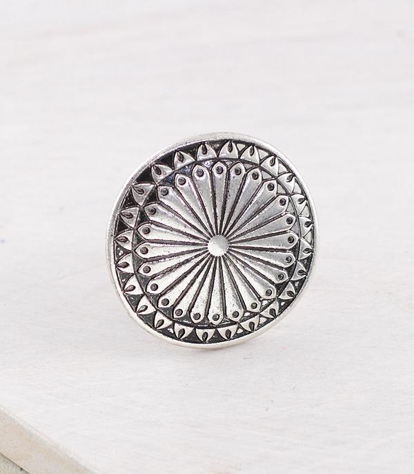 RINGS :: Wholesale Western Silver Concho Ring